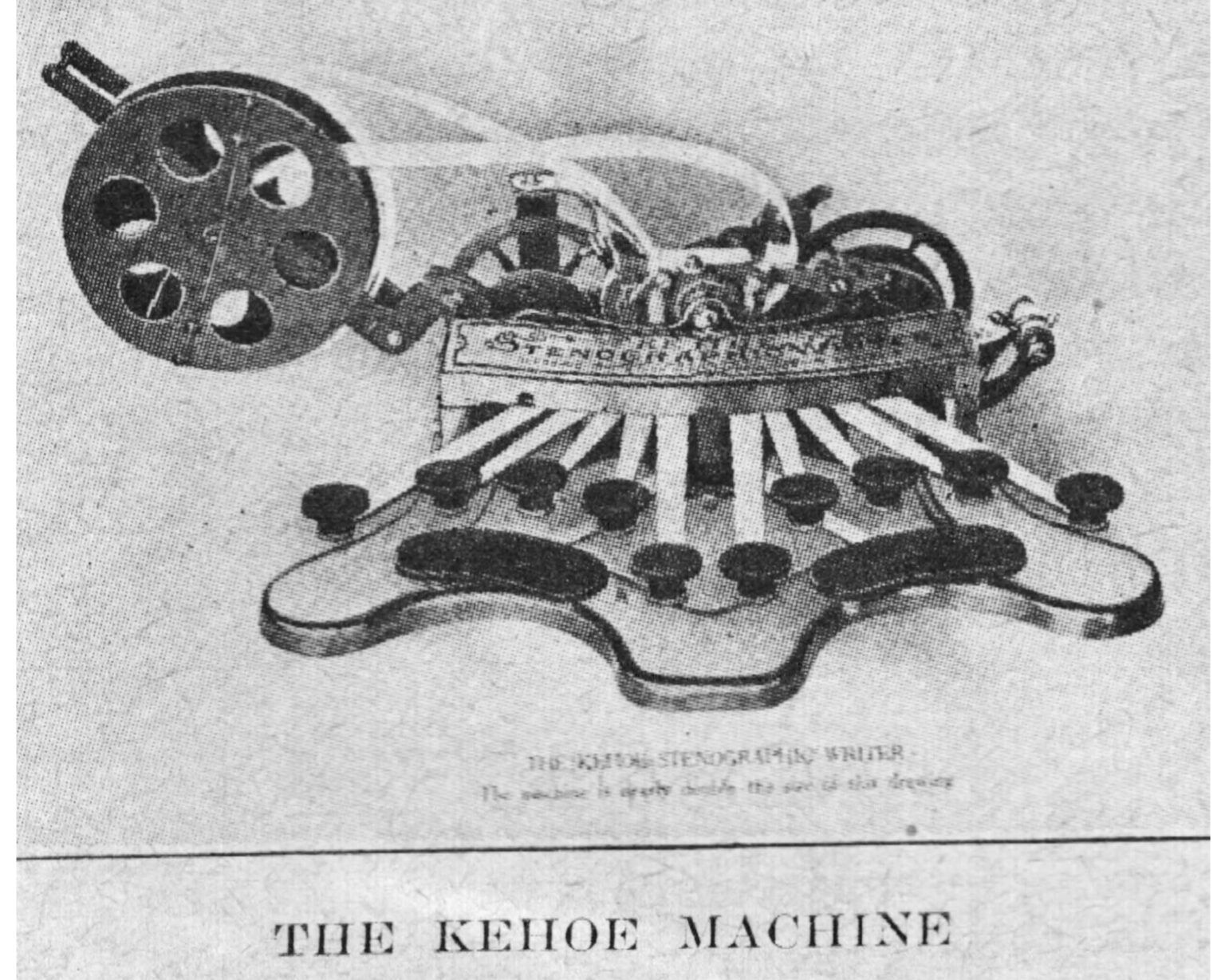 Steno Machines - Gallery of Shorthand